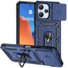 Full Cover For Xiaomi Redmi 12 5G Case For Redmi 12 5G Push Window Magnetic Phone Holder Back Case For Redmi 12 5G Case 6.79inch