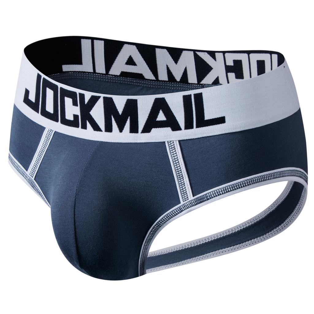 Briefs JOCKMAIL Modal Material Is Soft Breathable Hipless Low Waist Sports Daily Leisure Open Back Men's Underwear