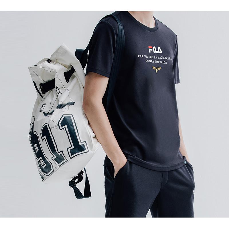 New FILA T Shirts Men's Legend Blue F11M028122FNV
