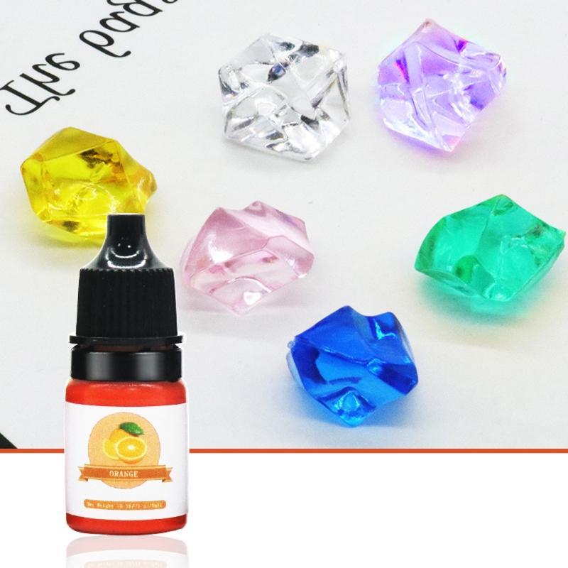 Liquid Epoxy Resin Dye Resin Jewelry Craft Projects 24 Colors Dye Colorant Set Slime Jewelry Making Skin Safe Pigments