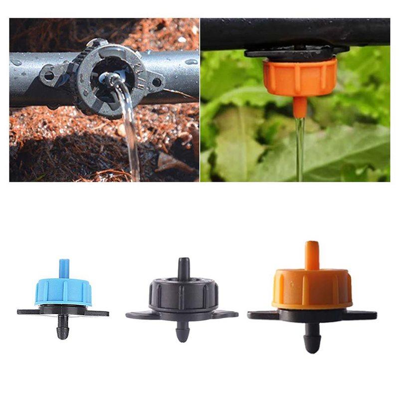 AT19-Garden Irrigation System 200Pcs Pressure Compensating Drip Emitters 2L/4L/8L Drip Irrigation Emitters