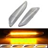 2x For Fiat Tipo Alfa Romeo 156 147 Chrysler Ypsilon III Lancia Delta Dynamic LED Side Marker Blinker Turn Signal Light 60686516