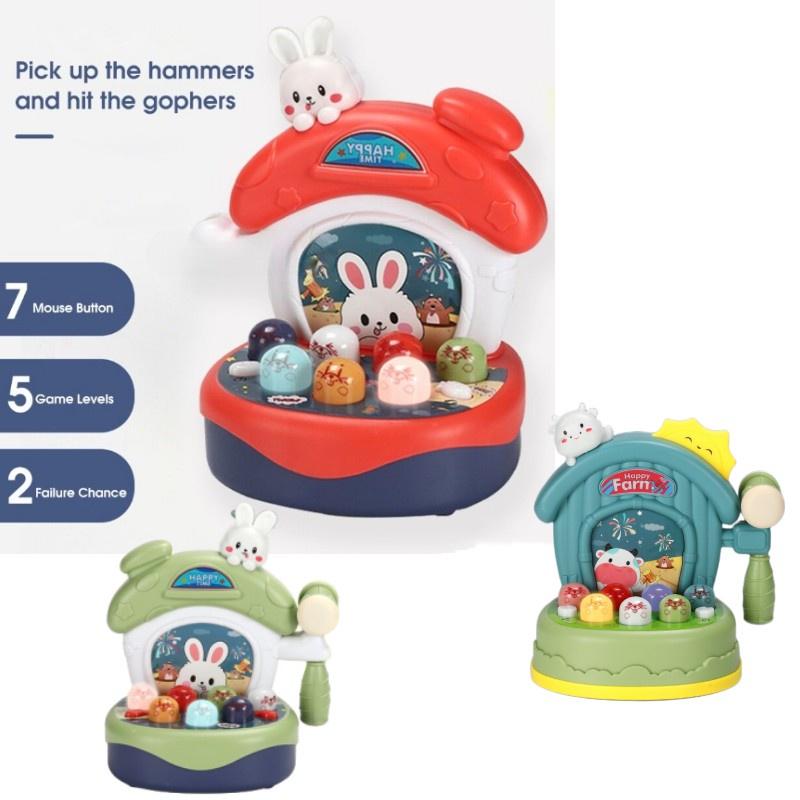 Children's Toy With Multiple Functions Light And Sound Music Whack-a-mole Game Parent-child Interaction Early Education