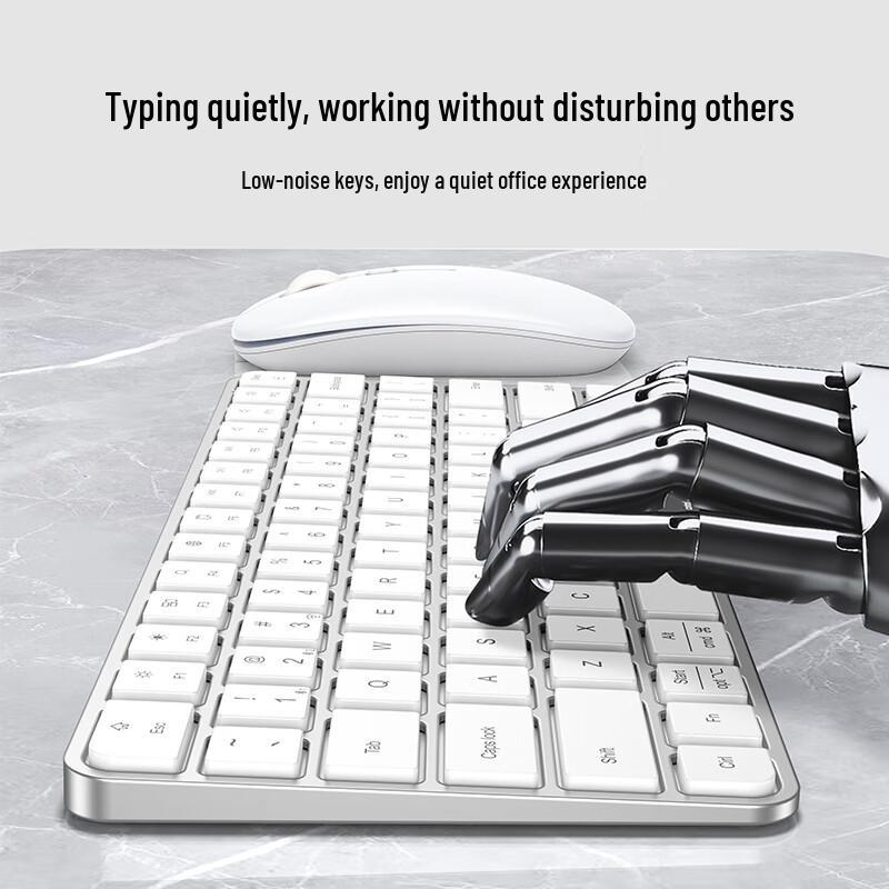 Bkayp Wireless Keyboard Mouse Set for Apple