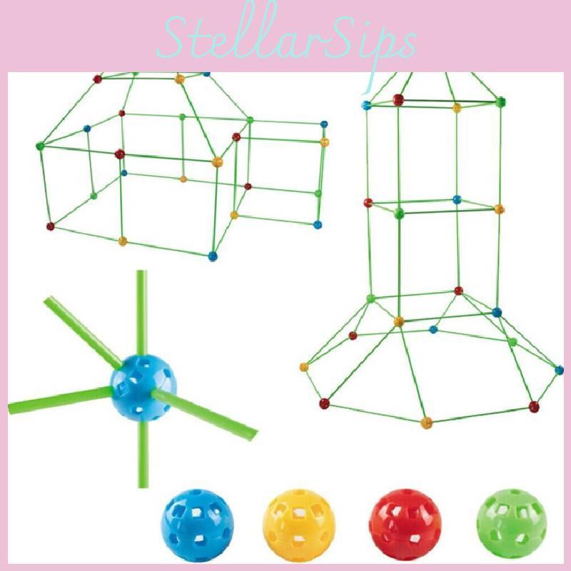 Own Build Your Den Set Diy Kids Fort Construction Building Toy Play Interaction