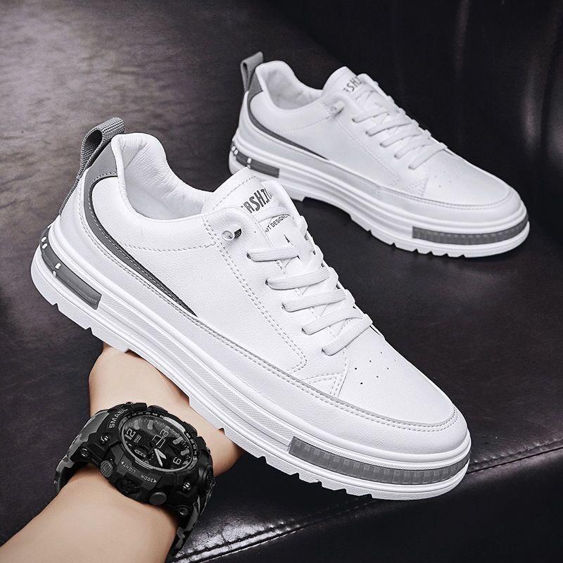 Men Casual Skateboard Shoes Spring Breathable Wear-resistant Sneakers Work Safty Shoe Fashion Youth Running Shoes Zapatos Hombre