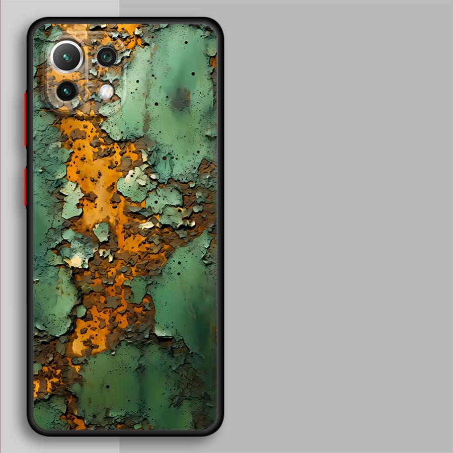 

Case for Xiaomi Mi 11T 12T 13 11 Lite 10T 12x 14 13 Pro Back Phone Cover Retro Rust Design Xiaomi 11T