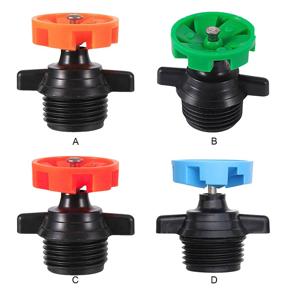 50/10pcs 360 ° Rotating Irrigation Nozzle 1/2 Inch Male Thread Watering Sprinkler Automatic Drip Irrigation Drippers For Garden