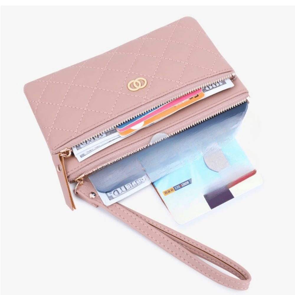 Classic Women's Wallet Fashion Savings Rhombus Clutch