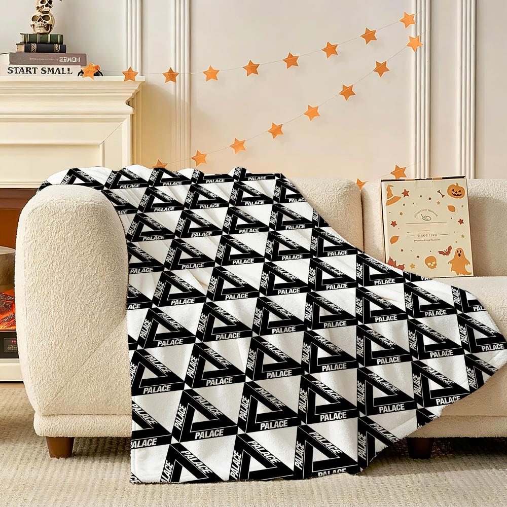 Skateboard P-Palace Throw 240g Lightweight Flannel Blanket, Soft Skin Throw Blanket for Sofa Bedroom 75X95CM