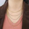 Superfine Round Snake Bone Chain Necklace - 0.9/1.2/1.5/2mm Thick, Versatile Clavicle Accessory for DIY Jewelry Making