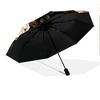 1 PC Automatic Folding Umbrella - Roses and Butterflies Pattern, Portable & Foldable Design with 8 Ribs, Christmas Birthday Gifts