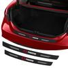 Carbon Fiber Car Trunk Rear Bumper Sticker Guard Plate Protector For 3 5 6 323 626 CX-3 CX-4 CX-5 CX-7 CX-9 CX30 RX8 MX5