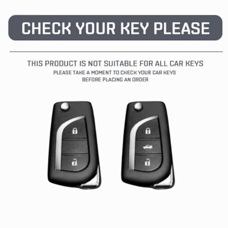 Fashion Genuine Leather Auto Key Fob Protective Case Cover Fit For Toyota Yaris Rav4 Highlander Auris Avensis Aygo Scion Tc Im