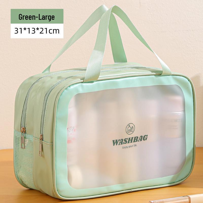 Large Capacity Portable Travel Toiletry Bag with Wet-Dry Separation