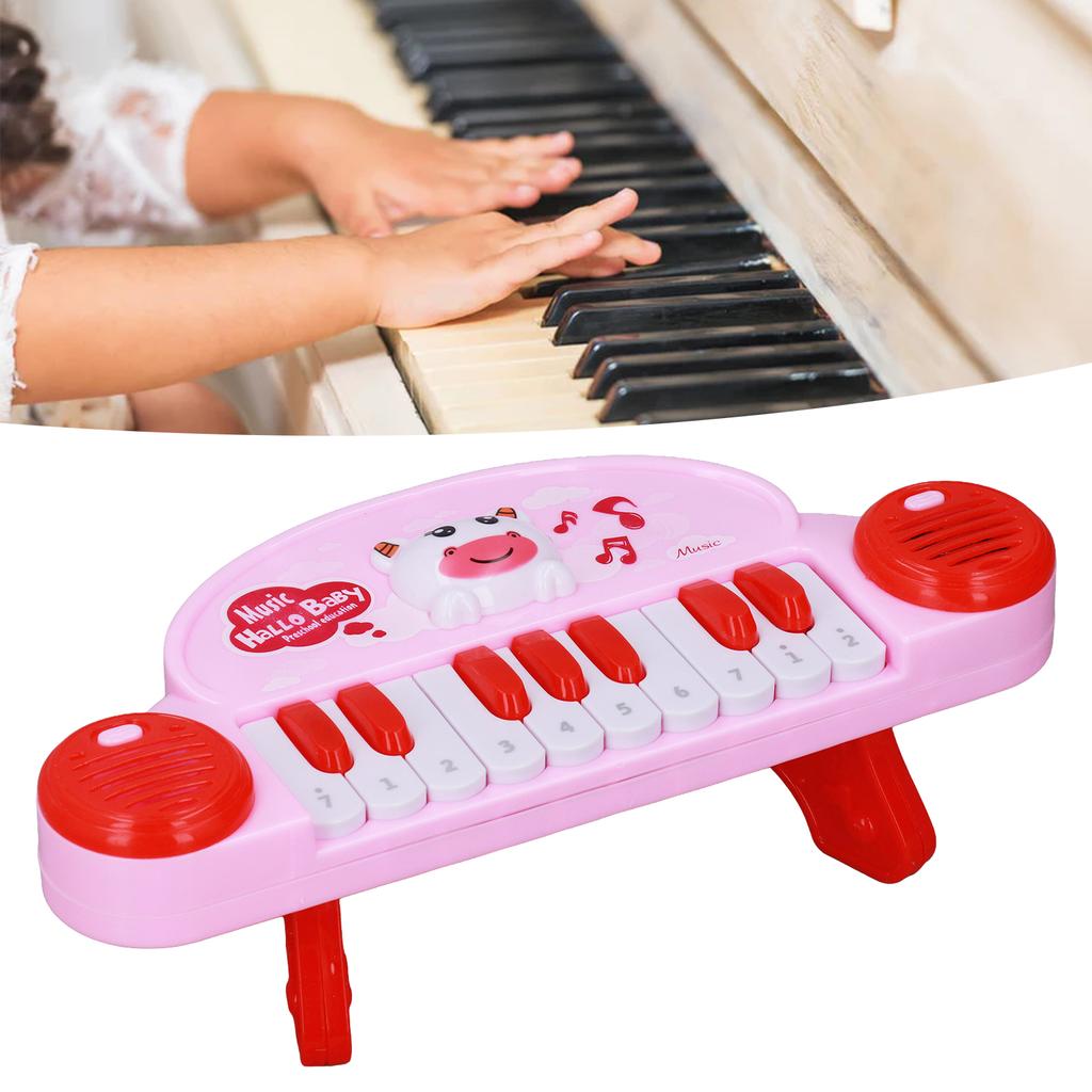 Baby Piano 10 Keys Interesting Cultivating Music Education ABS Material   Keyboard Piano for Kids