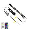 LED Flagpole Lights Colorful Flagpole Spiral Antenna Whips Lights 30cm/1ft Remote Control for UTV ATV Off Road Truck Sand Buggy