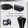 3 Meters 20mm Universal Door Edge Trim Protector Guard Hardwearing Car Auto Truck Ship Dustproof Rubber Seal Strip With Steel Sheet