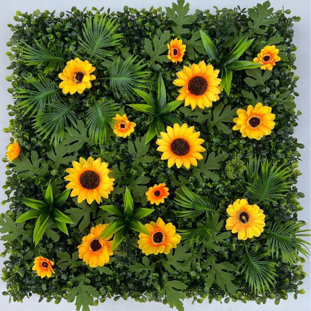 3D Bionic Plant Wall Decor - Indoor/Outdoor Artificial Greenery & Flowers