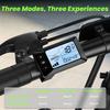 U4 Electric Bike 10.4Ah Battery 25KM/H Max Speed Front Suspension Disc Brake 3-Speed Modes 55+ Miles Range Compact Electric Bicycle with 16'' Tires