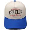 RBF CLUB Truck Driver Hat Embroidery Retro Color Matching Baseball Cap European and American Men's and Women's Casual Hat Tide