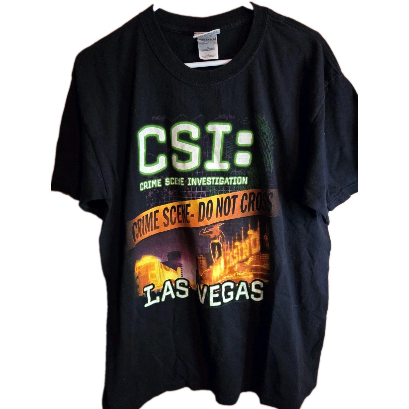 Vintage CSI Las Vegas Tv Show Promo Shirt 2005 Size Large Unisex T-Shirt S