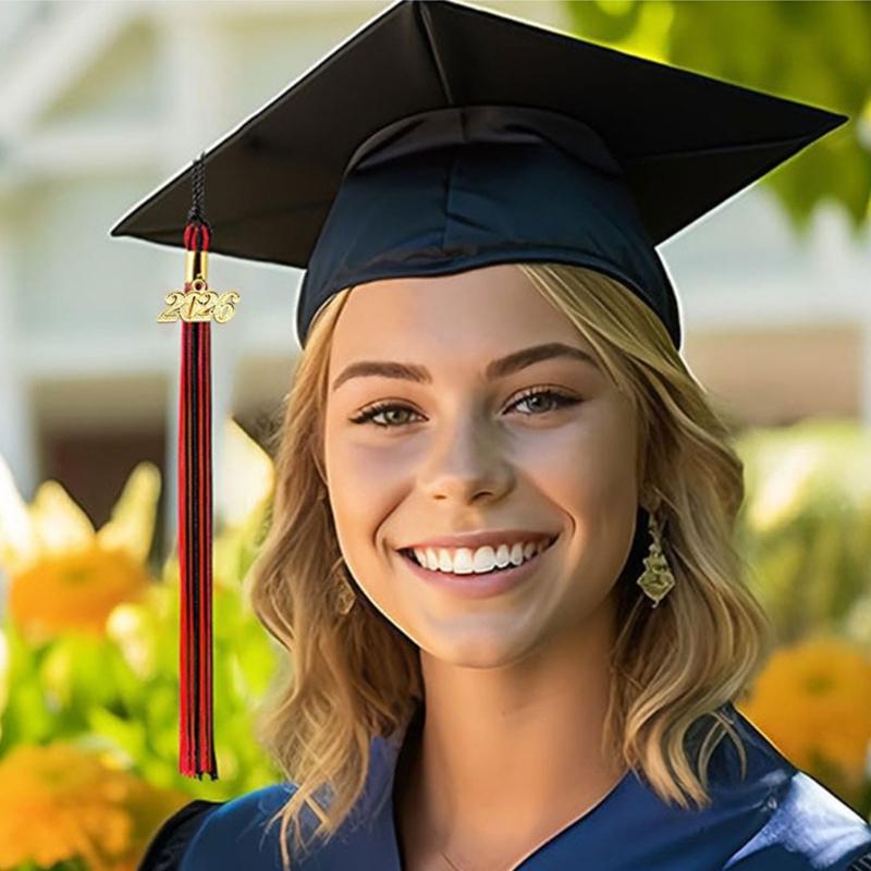 Doctoral Tassels Premium Polyester Fabric Smooth Texture Prom Attires For Graduate University Ceremonies