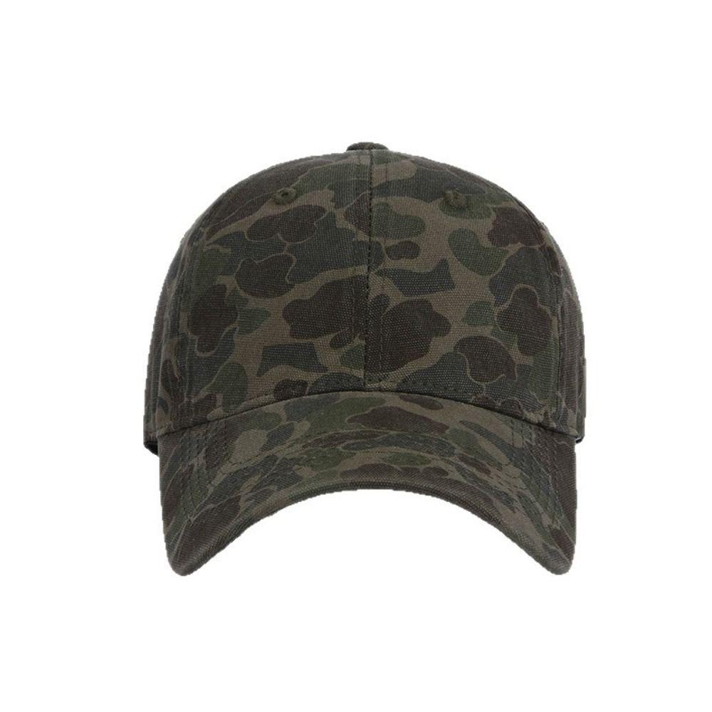 Adjustable Camo Peaked Cap Curved Brim Visor Sunscreen Hats Streetwear Hat  For Man Women Unisex