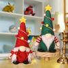 Festival di Natale Bambola Gnomo Senza Volto Ornamenti Bambole Rosse Grigie e Verdi Oggetti di Scena per Decorazione Finestre