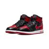 Air Jordan 1 Mid Black + Red = Bred