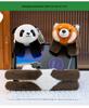 Adorable Panda Snap Bracelet & Magnet Plush Doll Gift for Kids