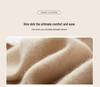 2024 Autumn/Winter Women's Round Neck Saddle Shoulder Cashmere Loose Slimming Knit Sweater