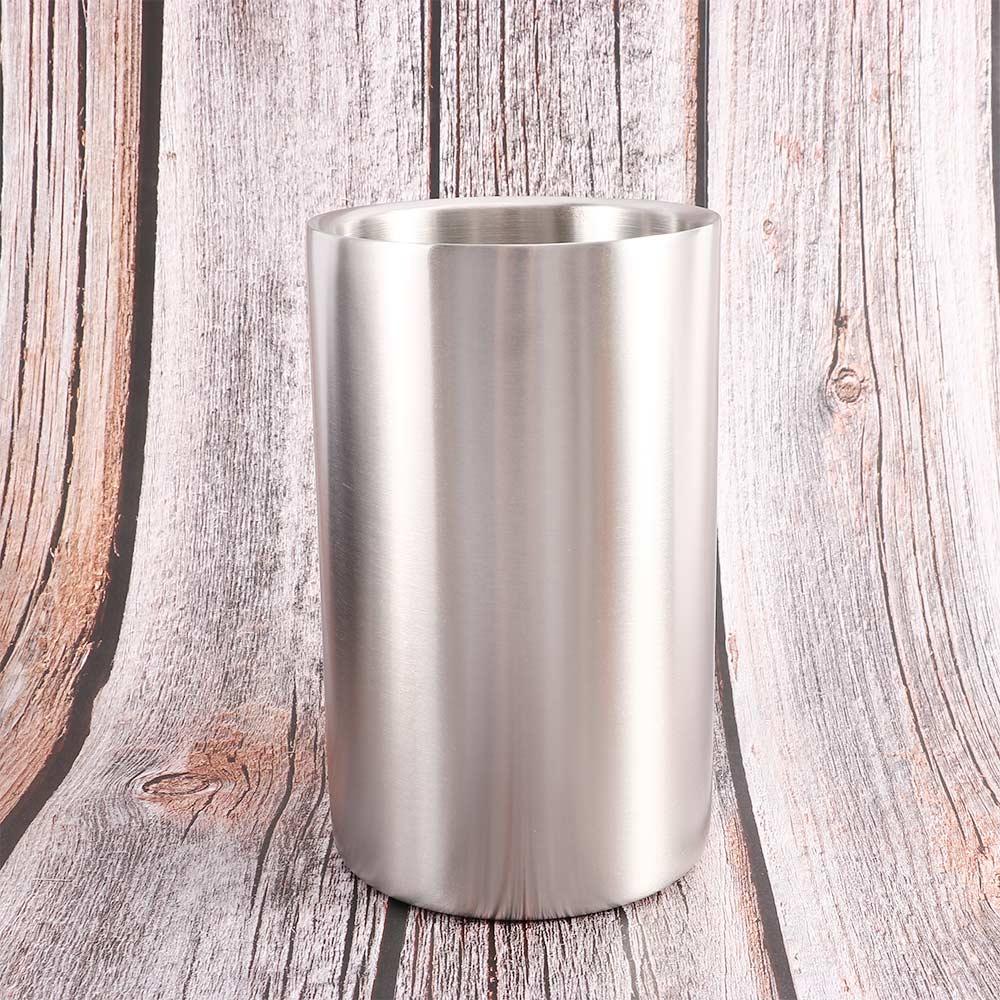 Edelstahl Barwerkzeug Hausküche Barzubehör Weinflaschen-Kühler Bierhalter Eiswürfelbehälter Weineimer