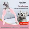 Universal Safe Stainless Steel Nail Clippers with File for Cats and Dogs