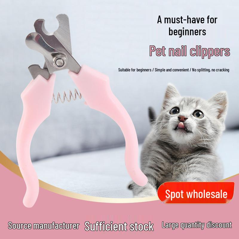Universal Safe Stainless Steel Nail Clippers with File for Cats and Dogs