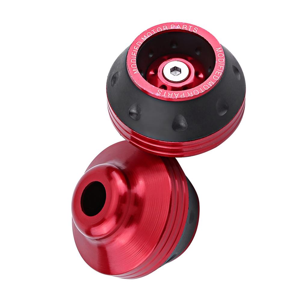 CNC Aluminum Front Fork Wheel Frame Sliders Motorbike Falling Protection Scooter Moped Red