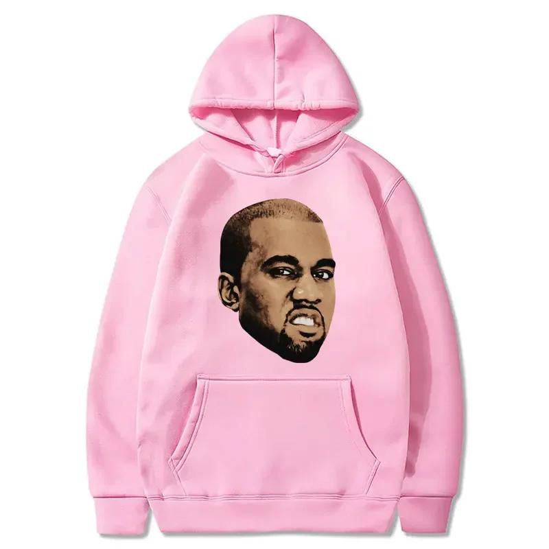 Rapper Kanye West Vintage Style Hoodie Men Women Hip Hop Gothic Sportwear Casual Oversized Cool Warm Sweatshirt Male Streetwear
