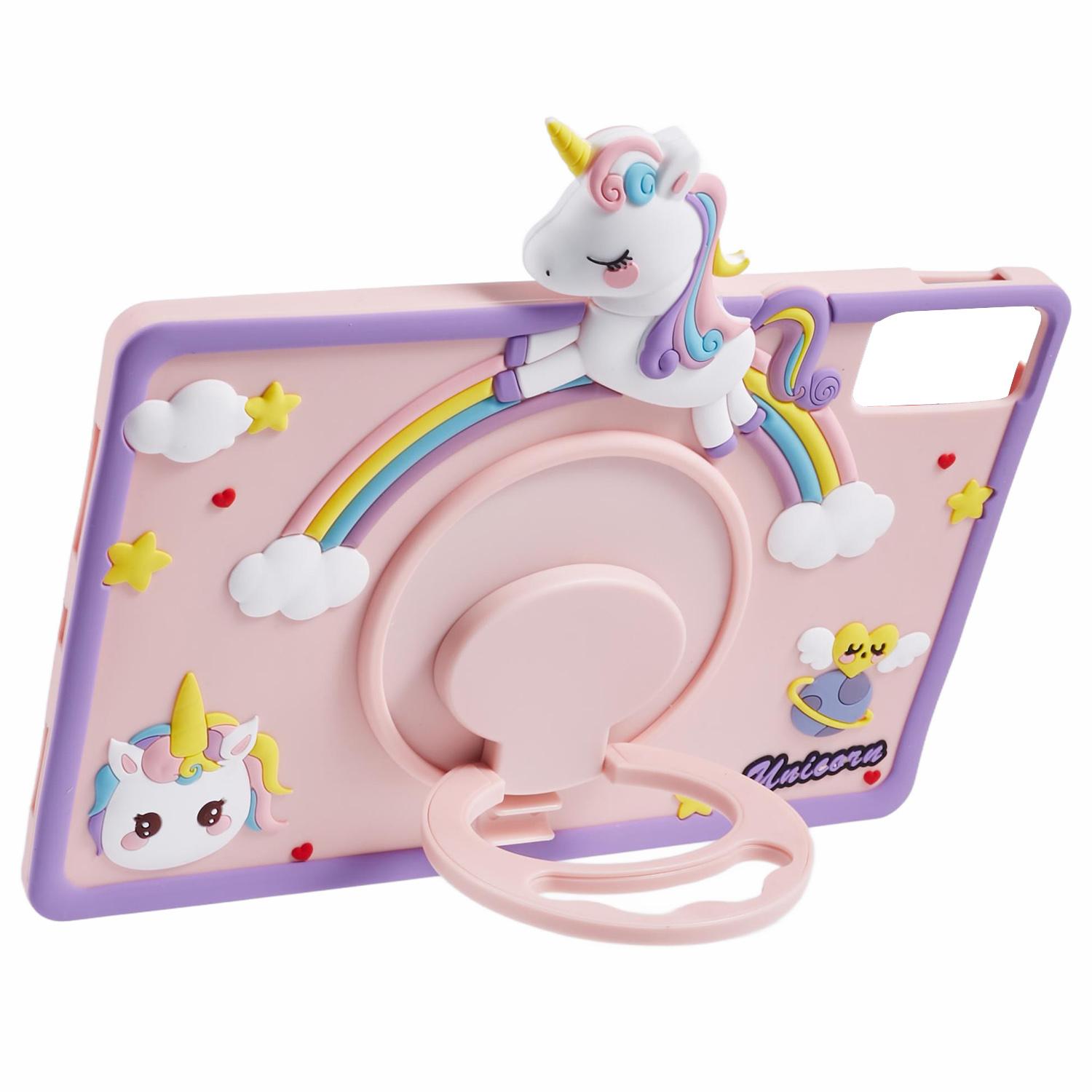 

For Xiaomi Redmi Pad SE Silicone Case Kickstand Cute Horse Tablet Cover A