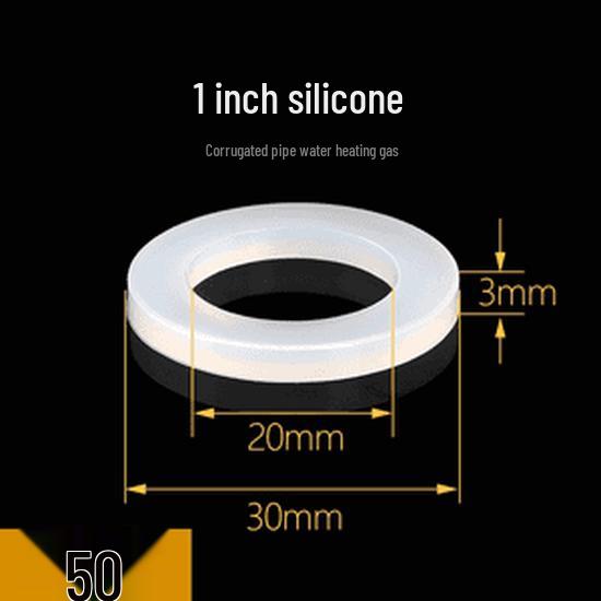 Anello di tenuta in gomma siliconica da 1/2 pollice per scaldabagno e guarnizione per tubo