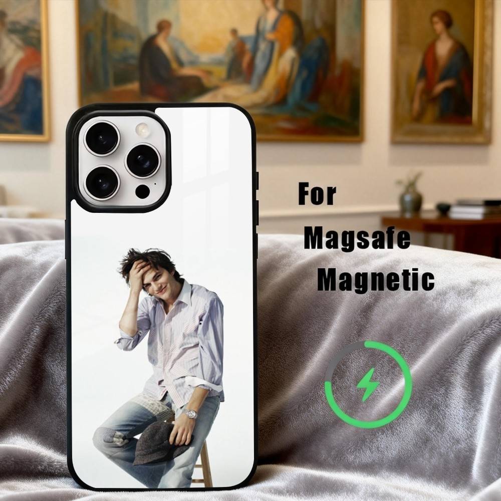 A-Ashton-N Attractive K-Kutcher-R Phone Case For iPhone17,16,15,14,13,12,11 Plus,Pro Max Magnetic For Magsafe Wireless Charging