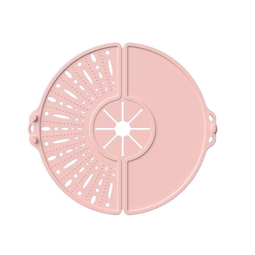 Foldable Splatter Cover Food Grade Silicone Splatter Shield Oil Splatter Guard Cutlet Cooking