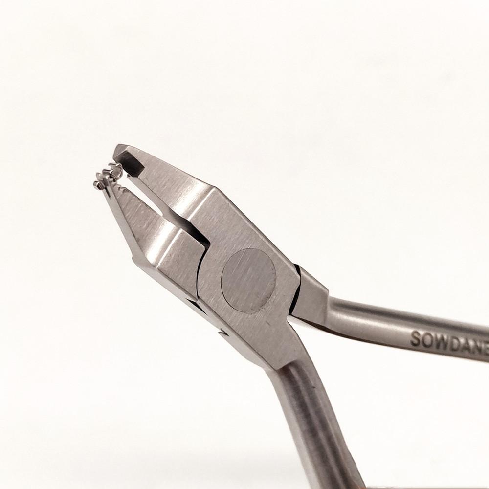 Pince de placement de crochet à sertir orthodontique dentaire, pince à sertir, Instrument de dentiste en acier inoxydable