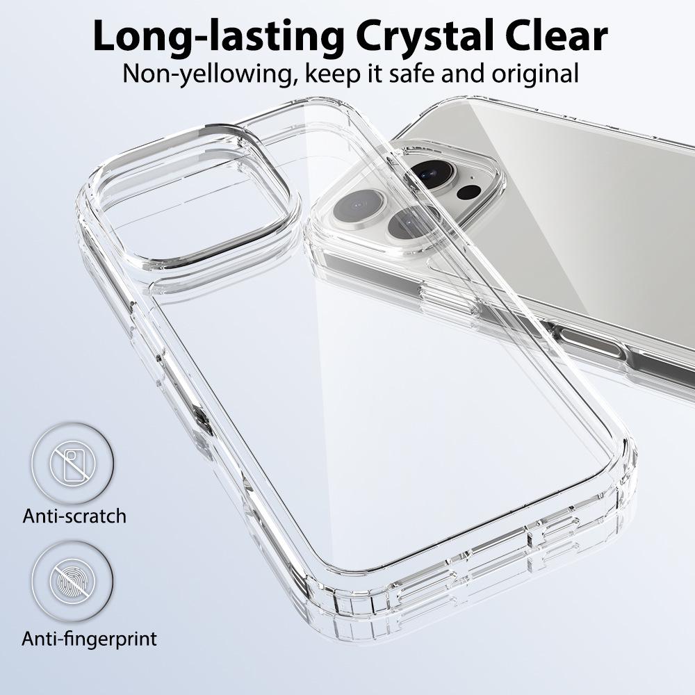 Acrylic Crystal Clear Case for iPhone 16/14/13/12/11