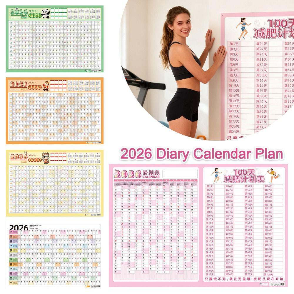 Planner Target Wall Calendar Large To Do List Planner New 365 Days Planner Sheet  Office Supplies