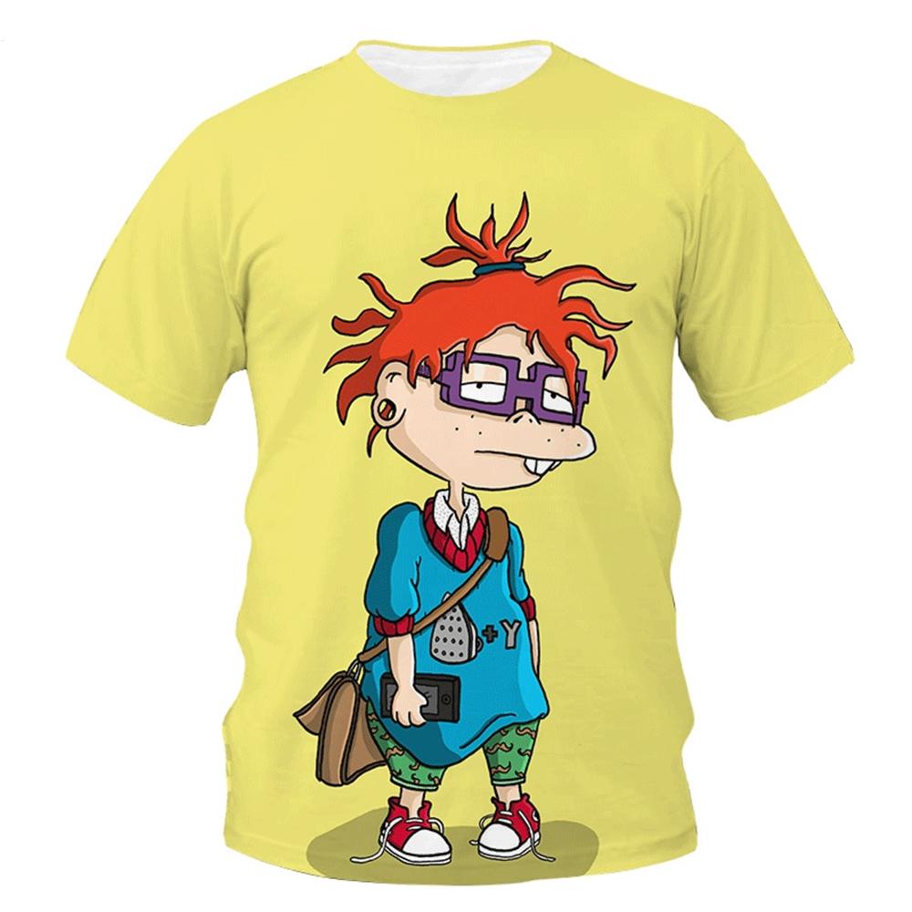 

Summer 3D Print Anime T-shirt Casual Comfortable Short Sleeve Funny Novelty Tee S
