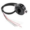 1x Universal 25mm 1" Black CNC Motorcycle Momentary Switch Reset Button 120W 10A