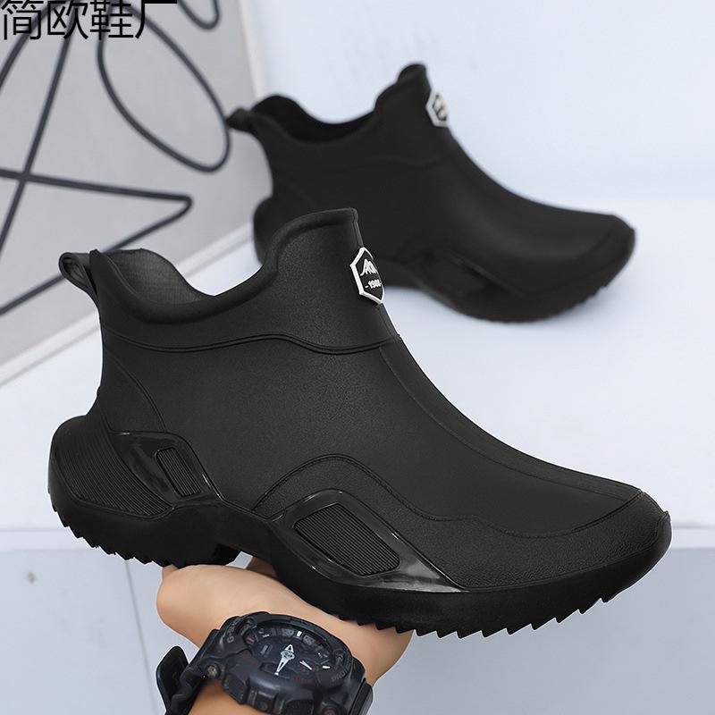 Kurze Regenschuhe Sommer Herren rutschfest und verschleißfest Meerschuhe neue Herren