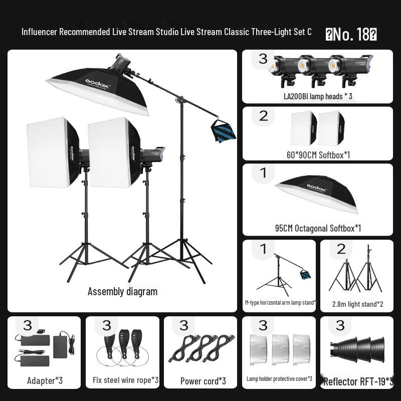 Godox LA200Bi Bi-color LED Video Light