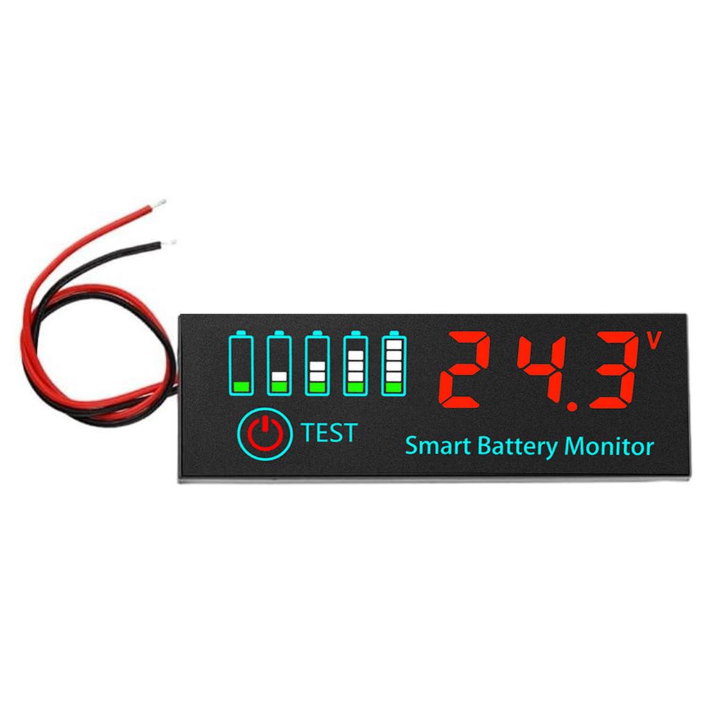 Effizienter 18650 Batteriestandsanzeige Tester LED-Anzeigemodul für 7-55V Elektrofahrzeuge und Solarsysteme
