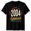 21st Birthday Unisex T Shirt 21 Years Of Being Awesome Legend Born In 2005 Funny
